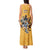 Custom Rugby Southern Hemisphere Tank Maxi Dress Argentina AUNZ South Africa Mascot Gold - Polynesian Pride