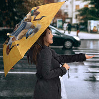 Custom Rugby Southern Hemisphere Umbrella Argentina AUNZ South Africa Mascot Gold LT9 - Polynesian Pride