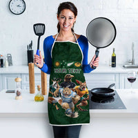 Custom Rugby Southern Hemisphere Apron Argentina AUNZ South Africa Mascot Green LT9 - Polynesian Pride