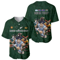 Custom Rugby Southern Hemisphere Baseball Jersey Argentina AUNZ South Africa Mascot Green - Polynesian Pride