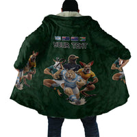 Custom Rugby Southern Hemisphere Cloak Argentina AUNZ South Africa Mascot Green - Polynesian Pride