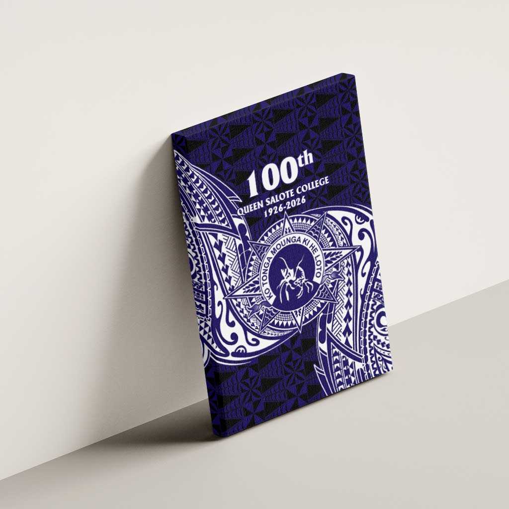 Tonga Queen Salote College 100th Years Canvas Wall Art Est 1926 Tongan Ngatu Tapa - Polynesian Pride