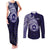 Tonga Queen Salote College 100th Years Couples Matching Tank Maxi Dress and Long Sleeve Button Shirt Est 1926 Tongan Ngatu Tapa - Polynesian Pride