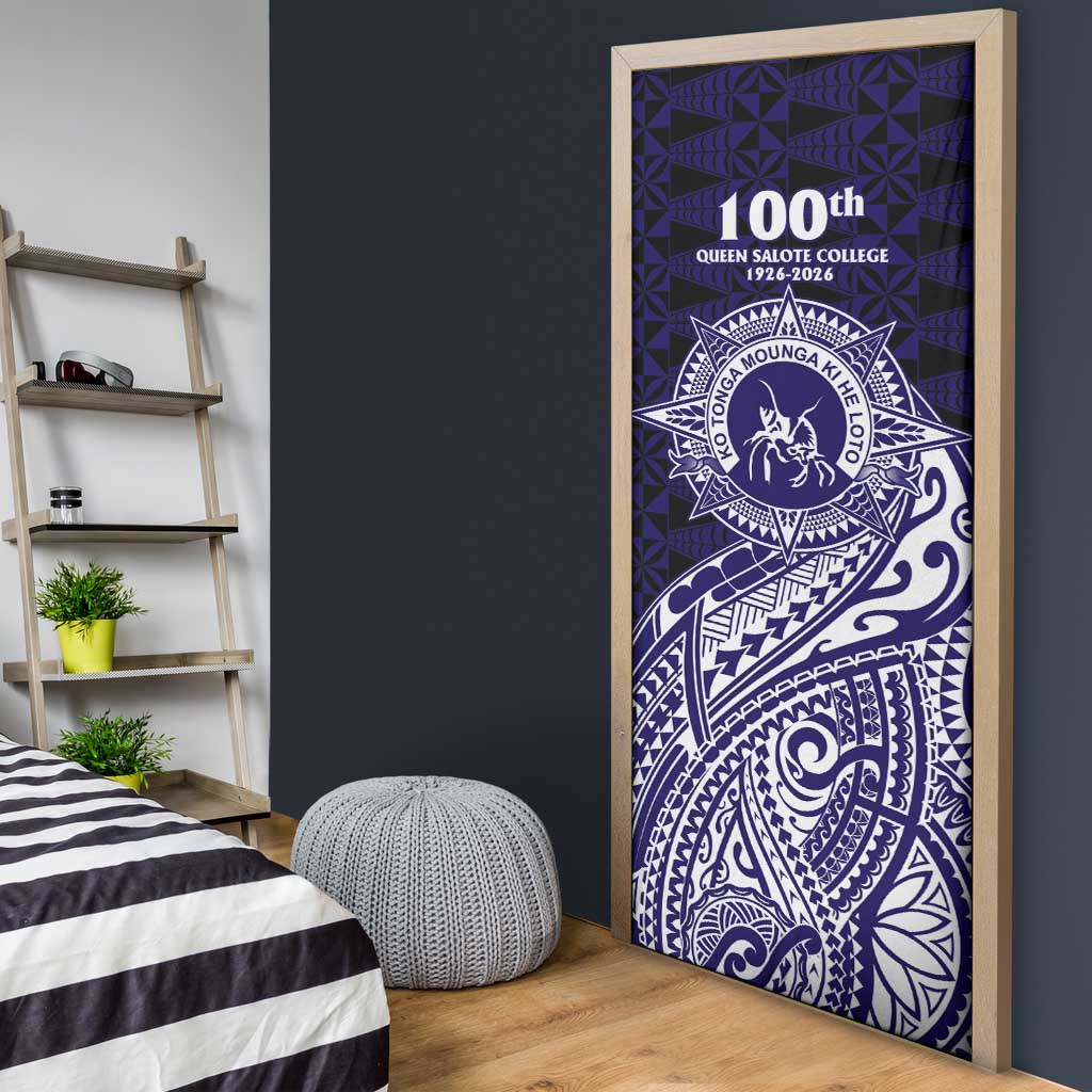 Tonga Queen Salote College 100th Years Door Cover Est 1926 Tongan Ngatu Tapa - Polynesian Pride