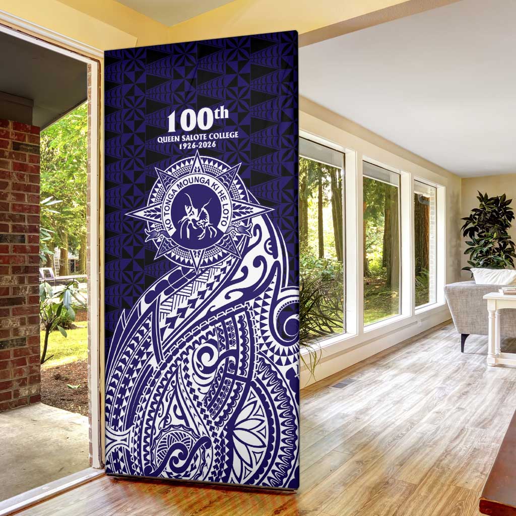 Tonga Queen Salote College 100th Years Door Cover Est 1926 Tongan Ngatu Tapa - Polynesian Pride