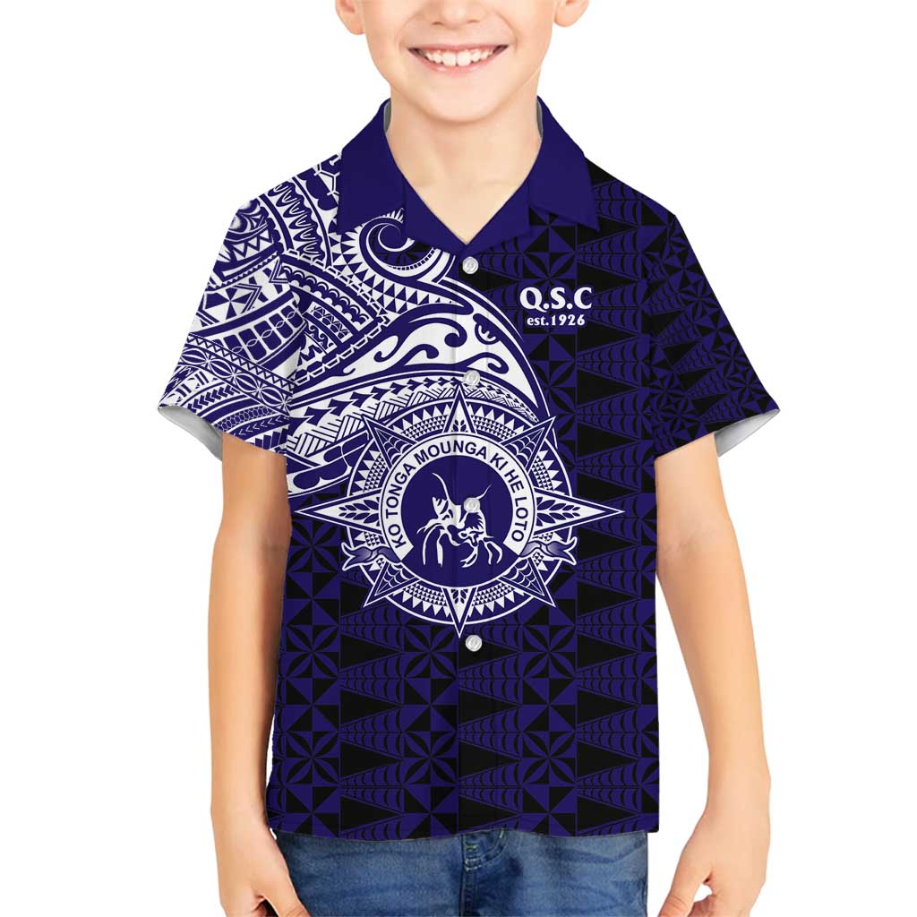 Tonga Queen Salote College 100th Years Family Matching Long Sleeve Bodycon Dress and Hawaiian Shirt Est 1926 Tongan Ngatu Tapa - Polynesian Pride