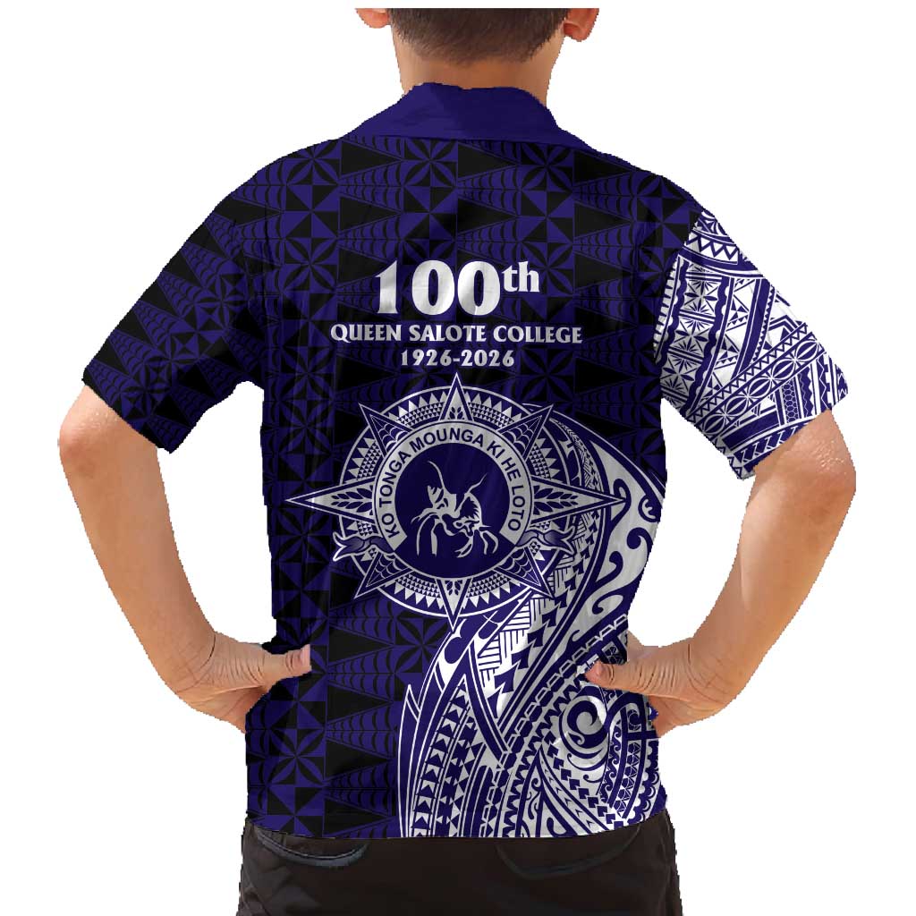 Tonga Queen Salote College 100th Years Family Matching Mermaid Dress and Hawaiian Shirt Est 1926 Tongan Ngatu Tapa - Polynesian Pride