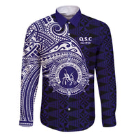 Tonga Queen Salote College 100th Years Family Matching Off The Shoulder Long Sleeve Dress and Hawaiian Shirt Est 1926 Tongan Ngatu Tapa - Polynesian Pride