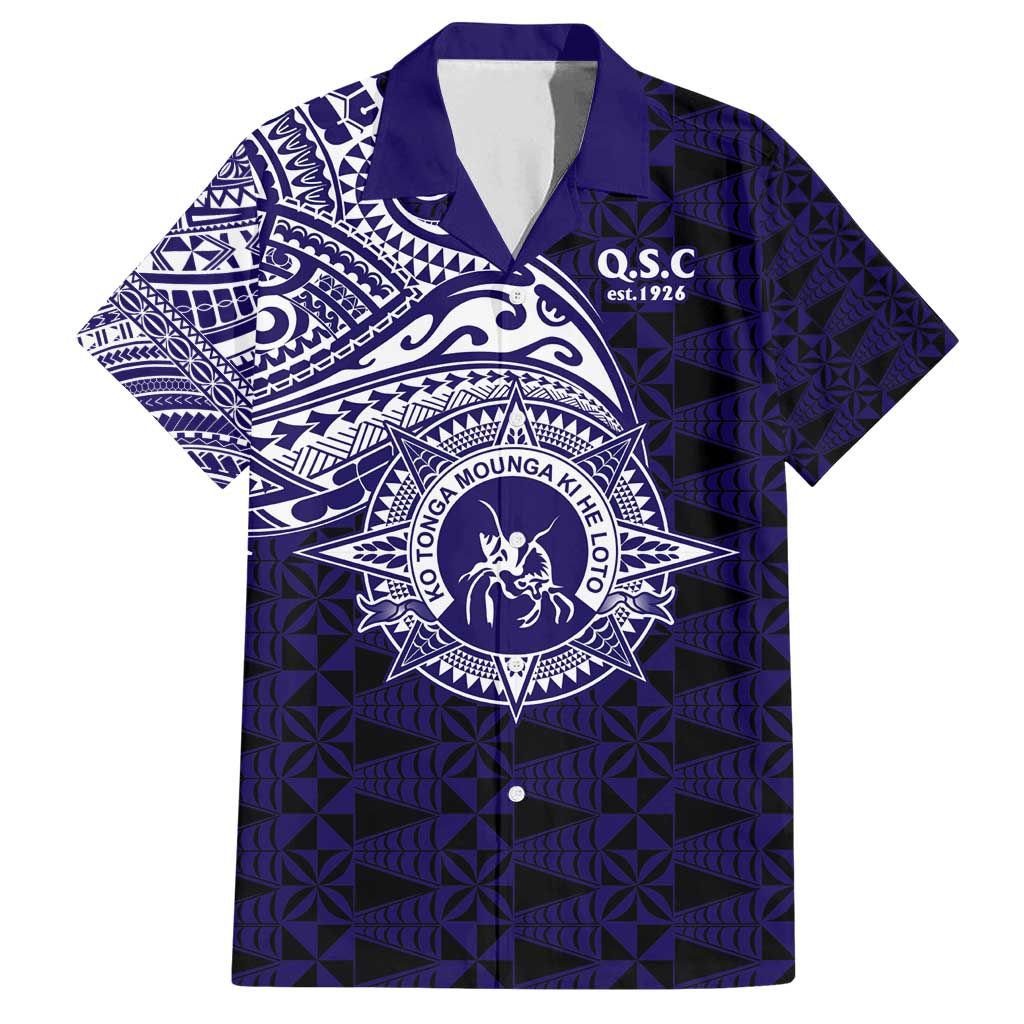 Tonga Queen Salote College 100th Years Family Matching Puletasi and Hawaiian Shirt Est 1926 Tongan Ngatu Tapa - Polynesian Pride