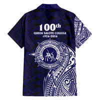 Tonga Queen Salote College 100th Years Family Matching Short Sleeve Bodycon Dress and Hawaiian Shirt Est 1926 Tongan Ngatu Tapa - Polynesian Pride