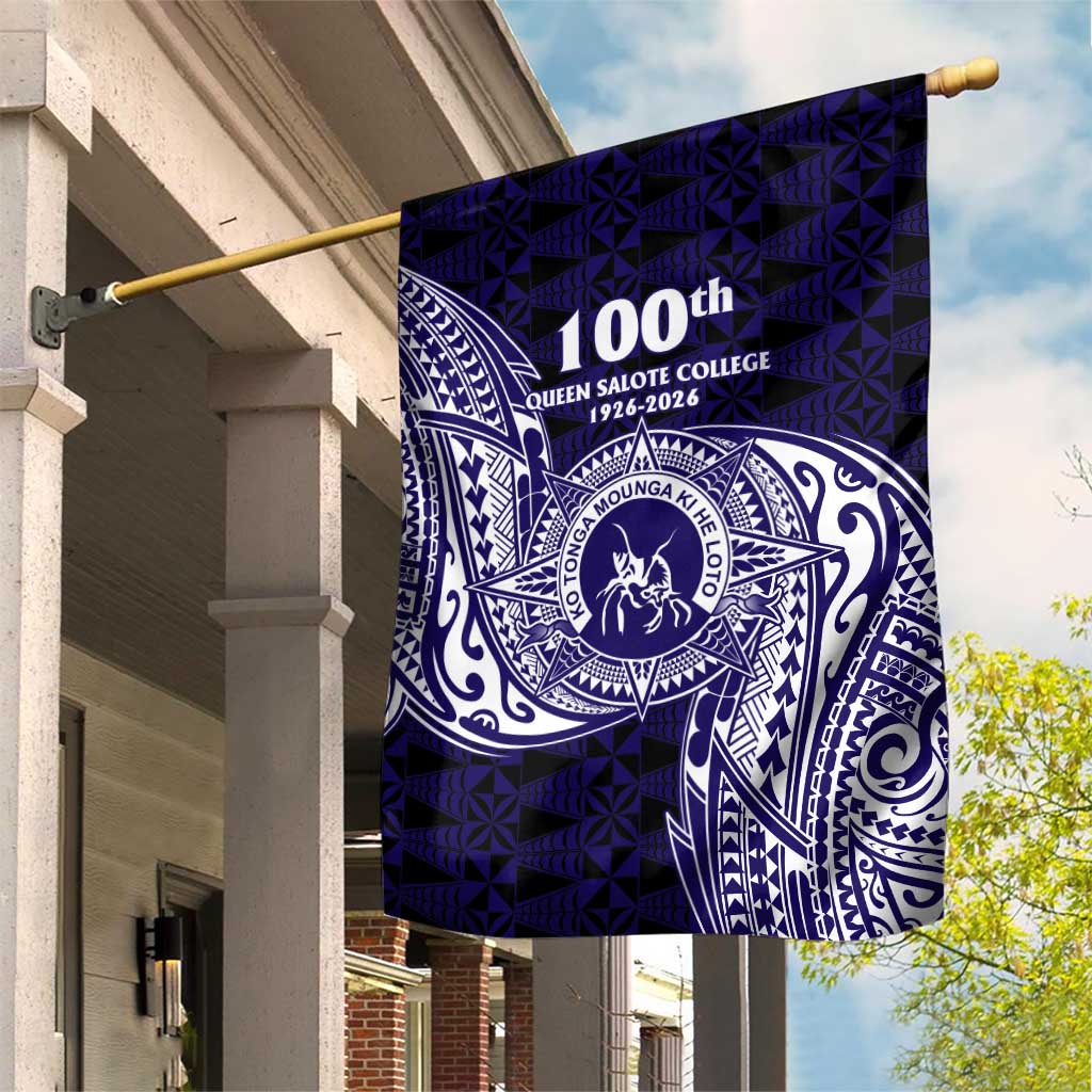 Tonga Queen Salote College 100th Years Garden Flag Est 1926 Tongan Ngatu Tapa - Polynesian Pride