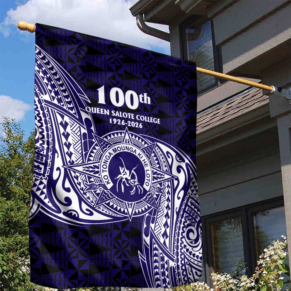 Tonga Queen Salote College 100th Years Garden Flag Est 1926 Tongan Ngatu Tapa - Polynesian Pride