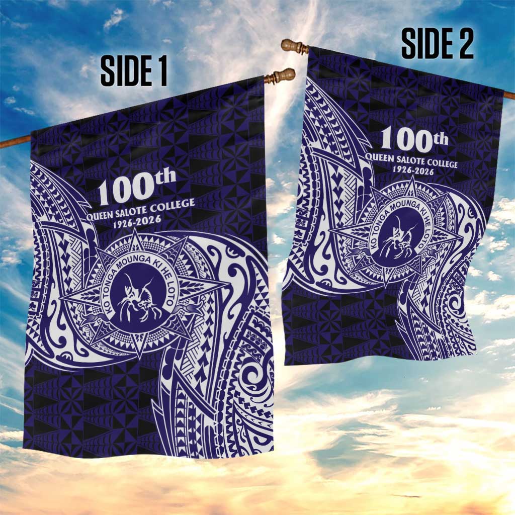 Tonga Queen Salote College 100th Years Garden Flag Est 1926 Tongan Ngatu Tapa - Polynesian Pride