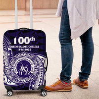 Tonga Queen Salote College 100th Years Luggage Cover Est 1926 Tongan Ngatu Tapa - Polynesian Pride