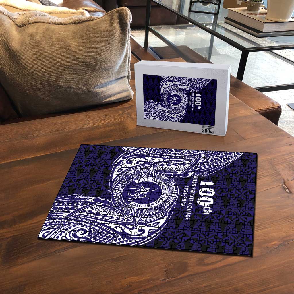 Tonga Queen Salote College 100th Years Puzzle Est 1926 Tongan Ngatu Tapa - Polynesian Pride