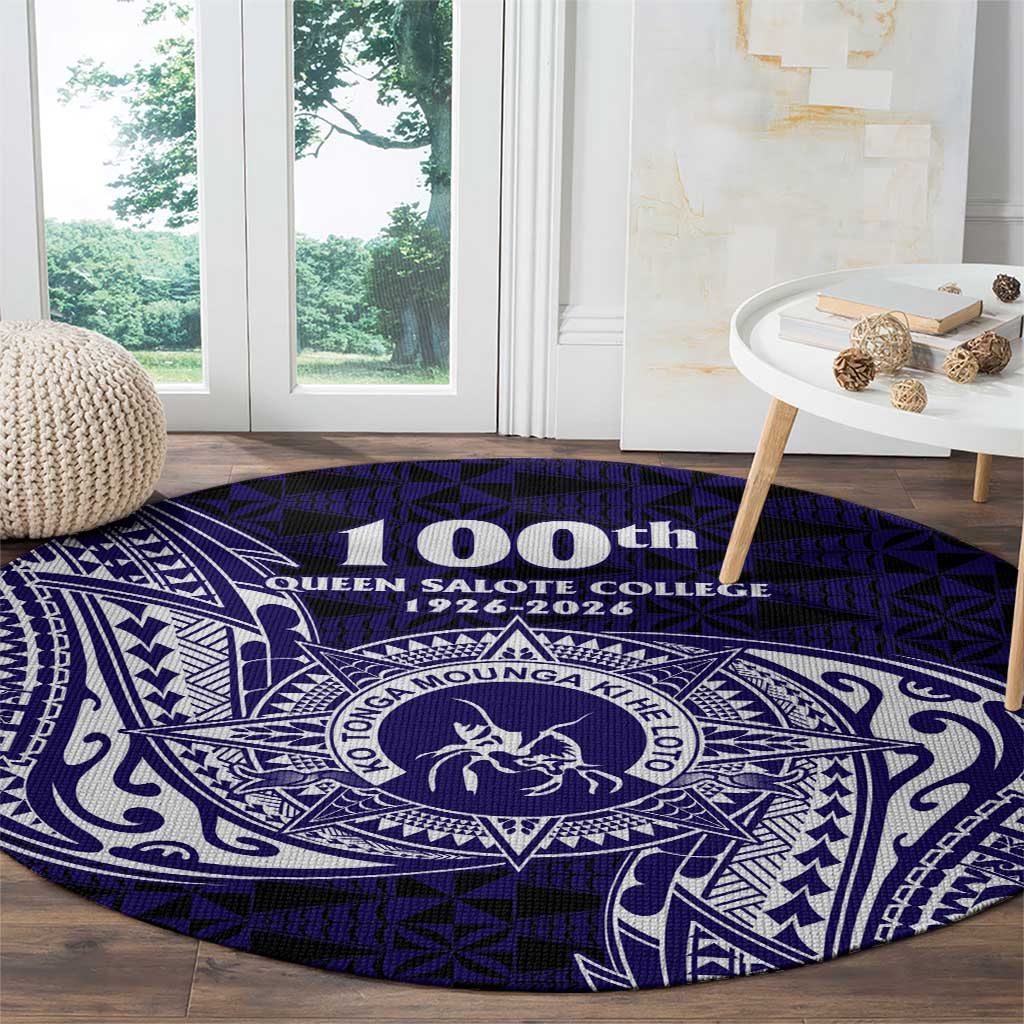 Tonga Queen Salote College 100th Years Round Carpet Est 1926 Tongan Ngatu Tapa - Polynesian Pride