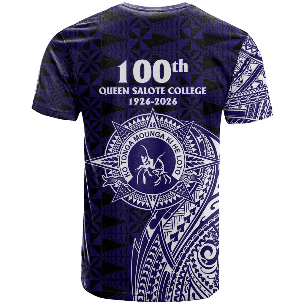 Tonga Queen Salote College 100th Years T Shirt Est 1926 Tongan Ngatu Tapa - Polynesian Pride