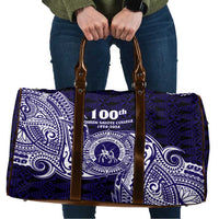 Tonga Queen Salote College 100th Years Travel Bag Est 1926 Tongan Ngatu Tapa - Polynesian Pride