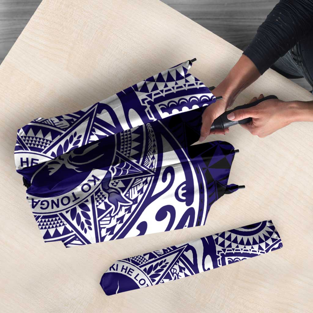 Tonga Queen Salote College 100th Years Umbrella Est 1926 Tongan Ngatu Tapa - Polynesian Pride
