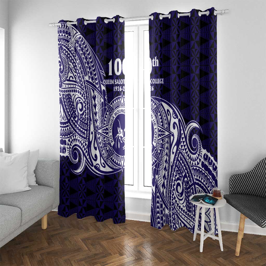 Tonga Queen Salote College 100th Years Window Curtain Est 1926 Tongan Ngatu Tapa - Polynesian Pride