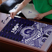 Tonga Queen Salote College 100th Years Puzzle Blue Tonga Kupesi Uniquely Pacific Art - Polynesian Pride