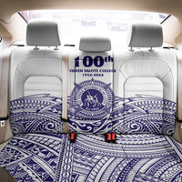 Tonga Queen Salote College 100th Years Back Car Seat Cover White Tonga Kupesi Uniquely Pacific Art - Polynesian Pride