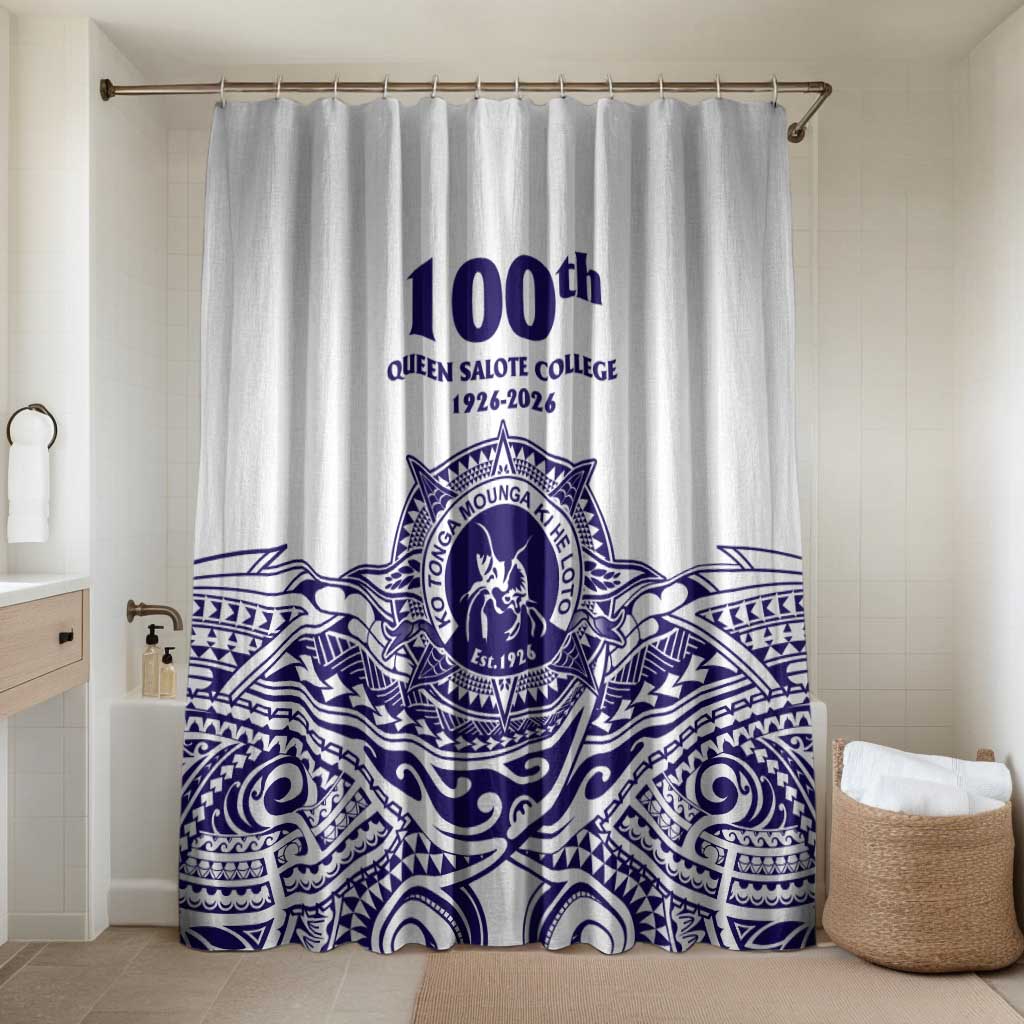 Tonga Queen Salote College 100th Years Bathroom Set White Tonga Kupesi Uniquely Pacific Art - Polynesian Pride