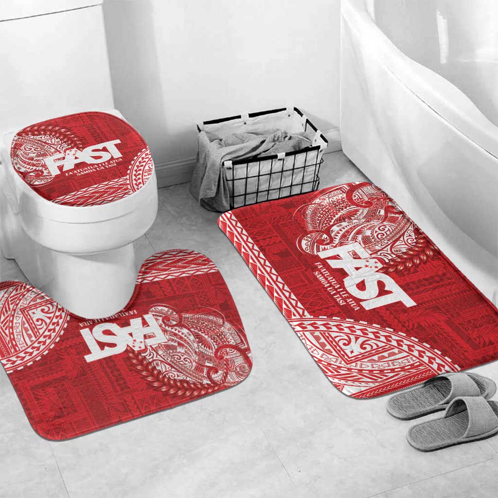 Samoa FAST Bathroom Set Samoan Motif Patterns - Polynesian Pride
