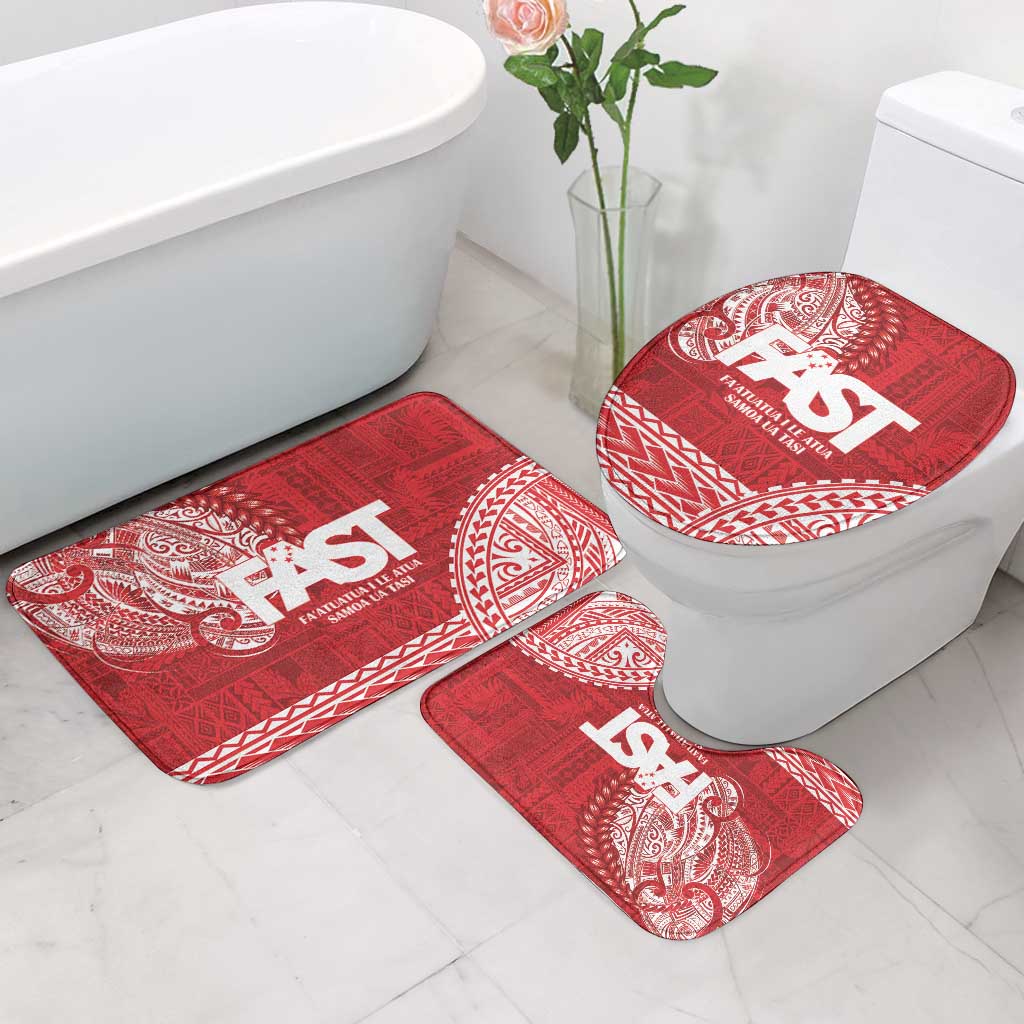 Samoa FAST Bathroom Set Samoan Motif Patterns - Polynesian Pride