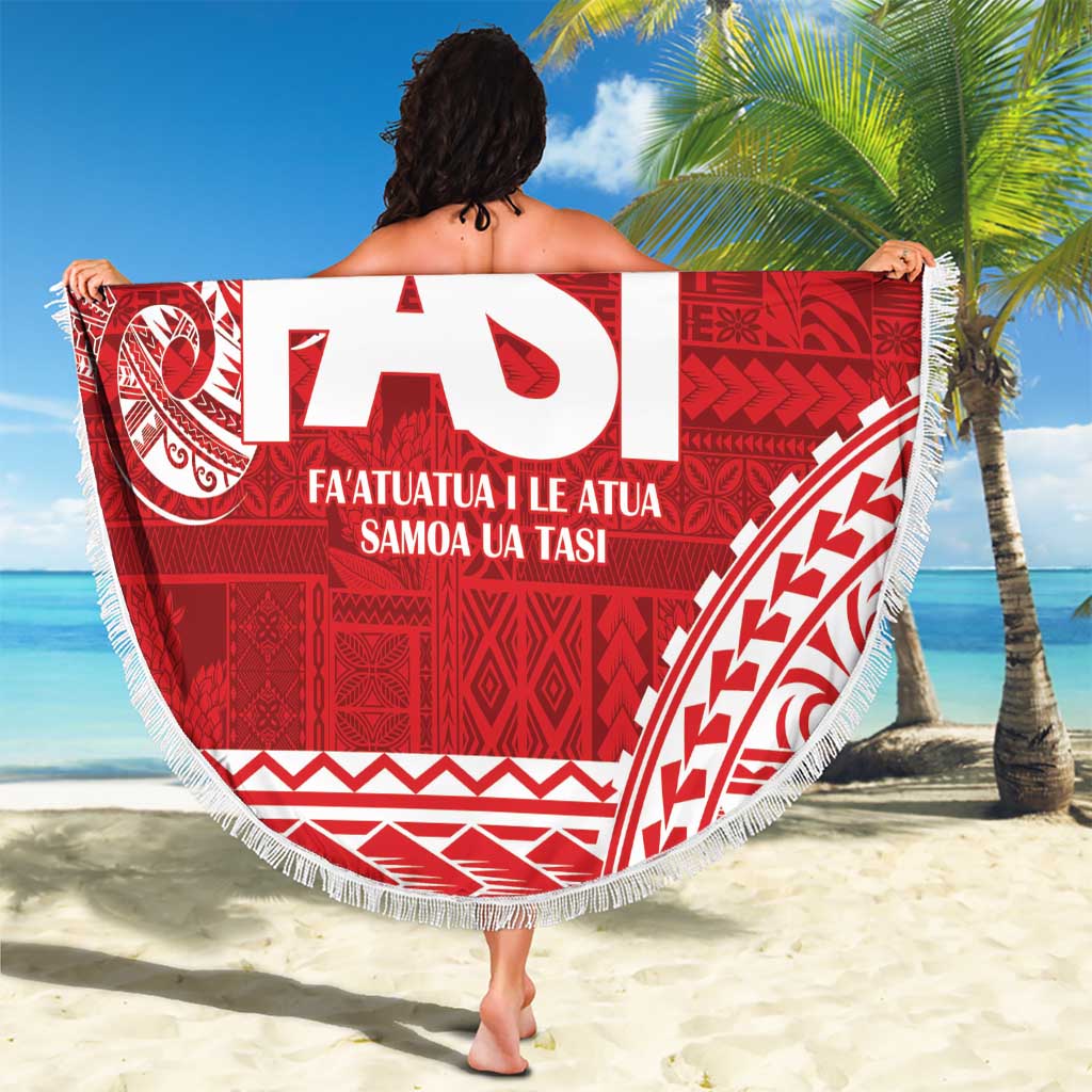 Samoa FAST Beach Blanket Samoan Motif Patterns LT9 - Polynesian Pride