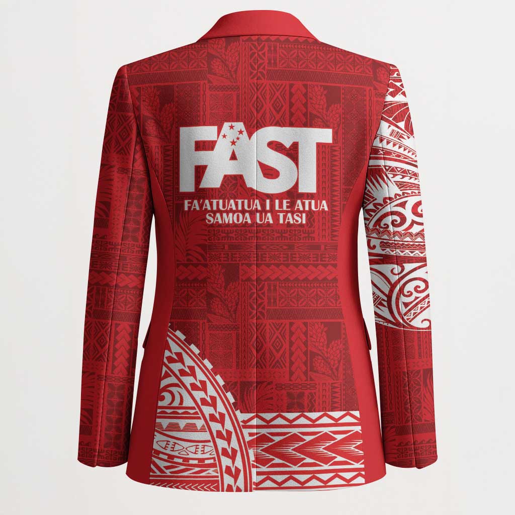 Samoa FAST Blazer Samoan Motif Patterns LT9 - Polynesian Pride