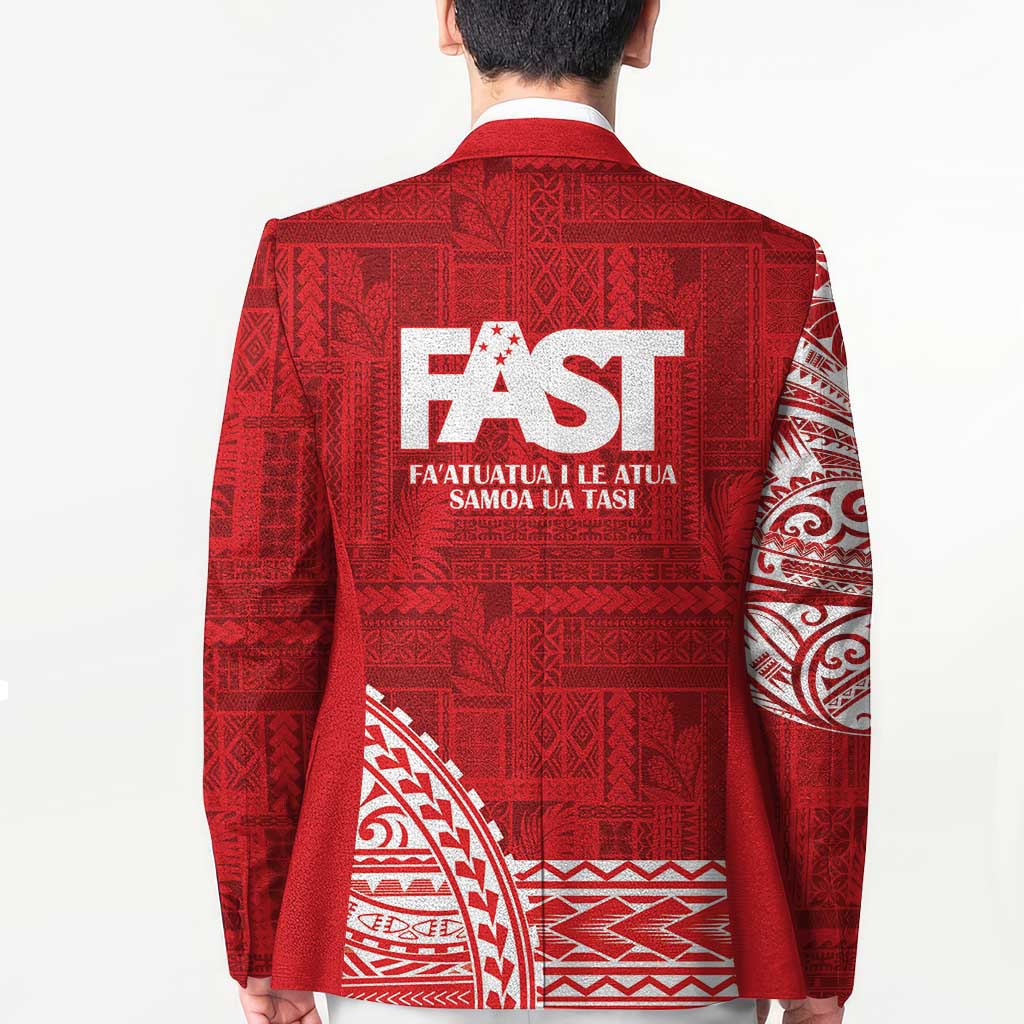 Samoa FAST Blazer Samoan Motif Patterns LT9 - Polynesian Pride