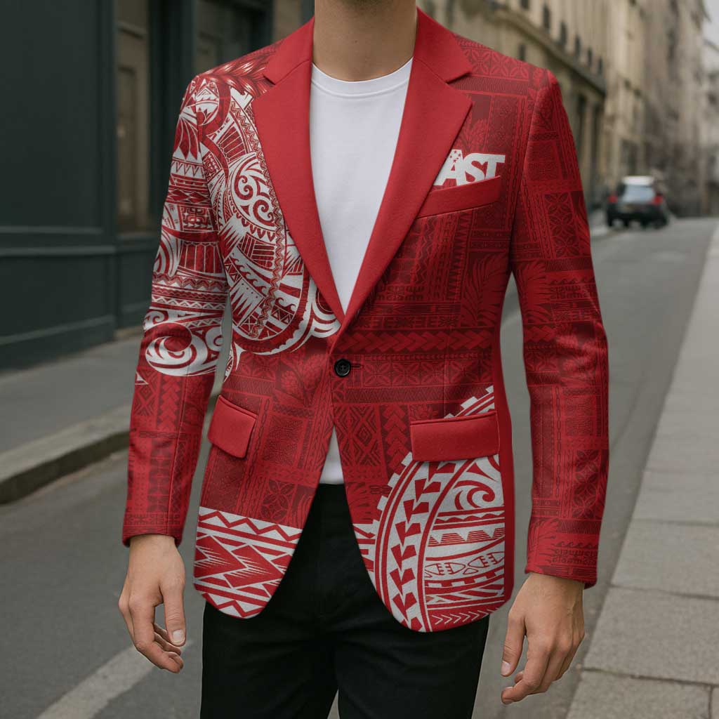 Samoa FAST Blazer Samoan Motif Patterns LT9 - Polynesian Pride