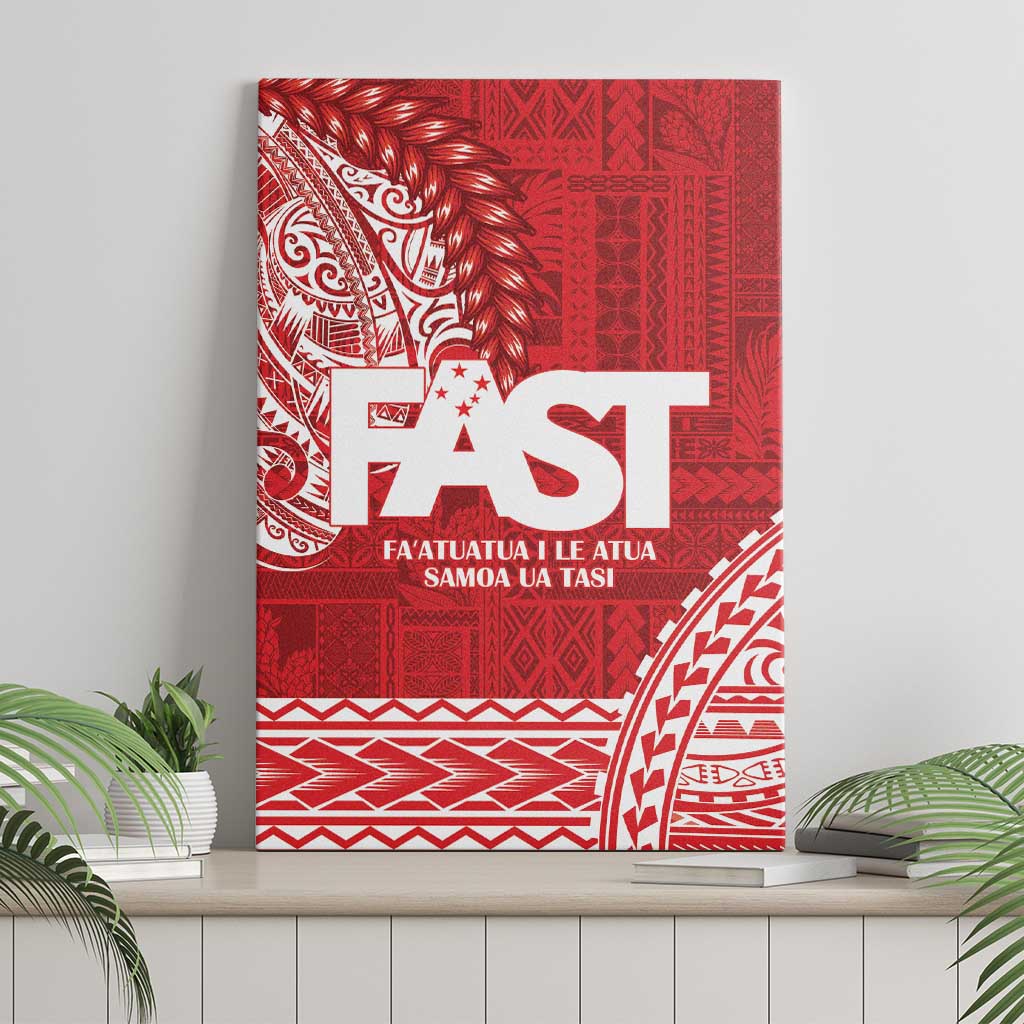 Samoa FAST Canvas Wall Art Samoan Motif Patterns LT9 - Polynesian Pride