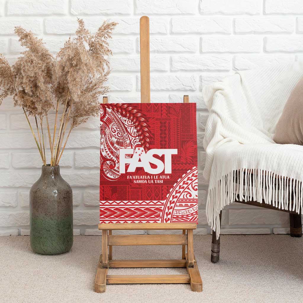 Samoa FAST Canvas Wall Art Samoan Motif Patterns LT9 - Polynesian Pride