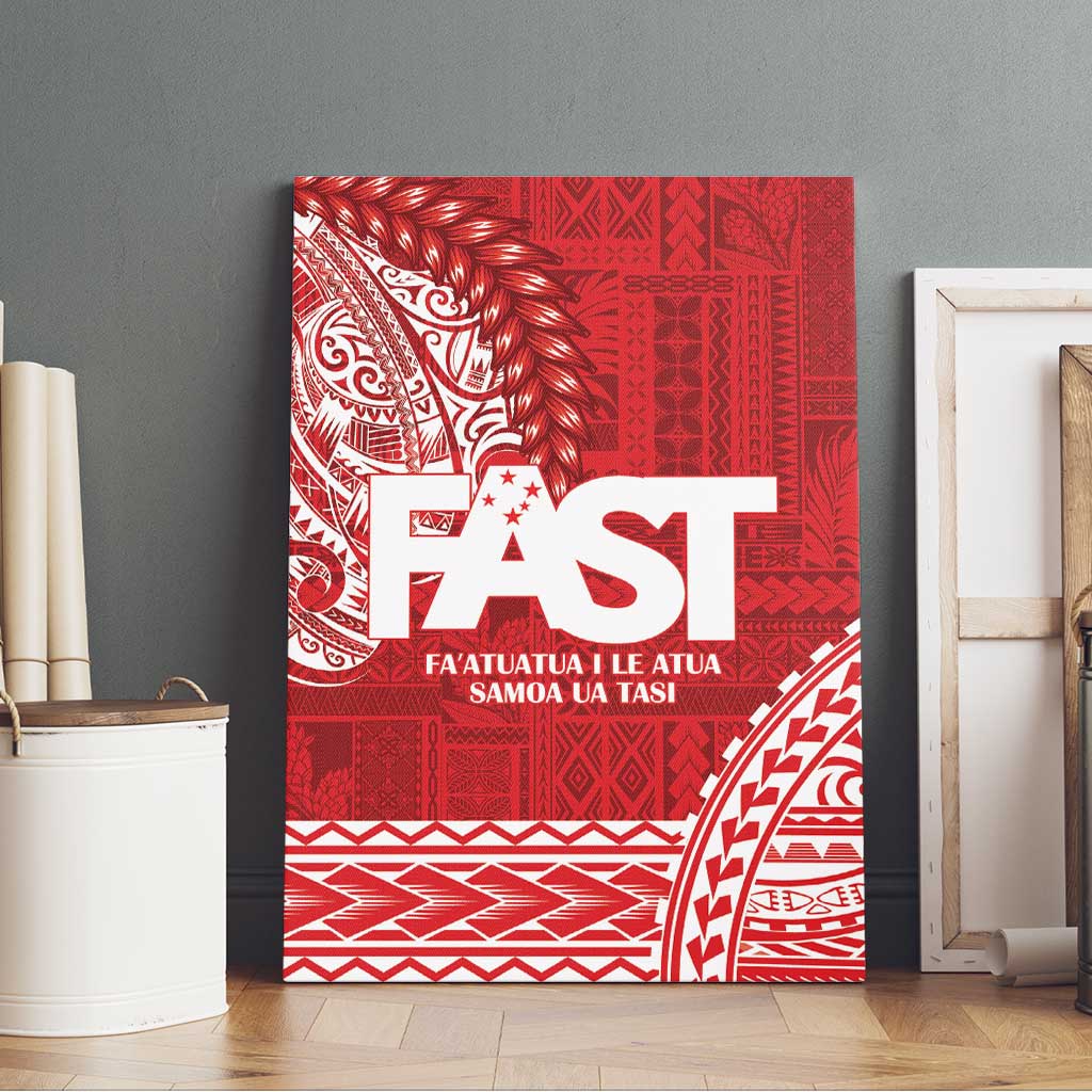 Samoa FAST Canvas Wall Art Samoan Motif Patterns LT9 - Polynesian Pride
