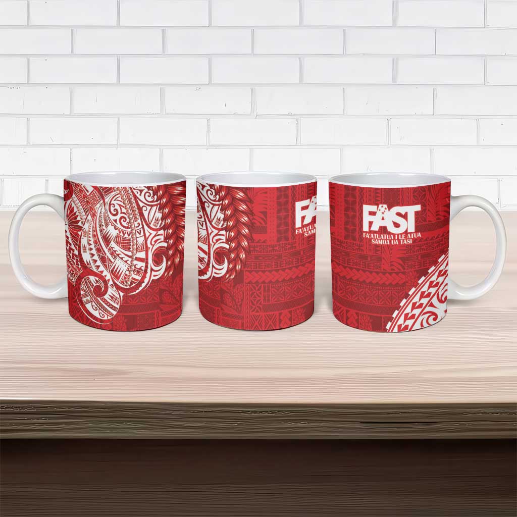 Samoa FAST Ceramic Mug Samoan Motif Patterns LT9 - Polynesian Pride