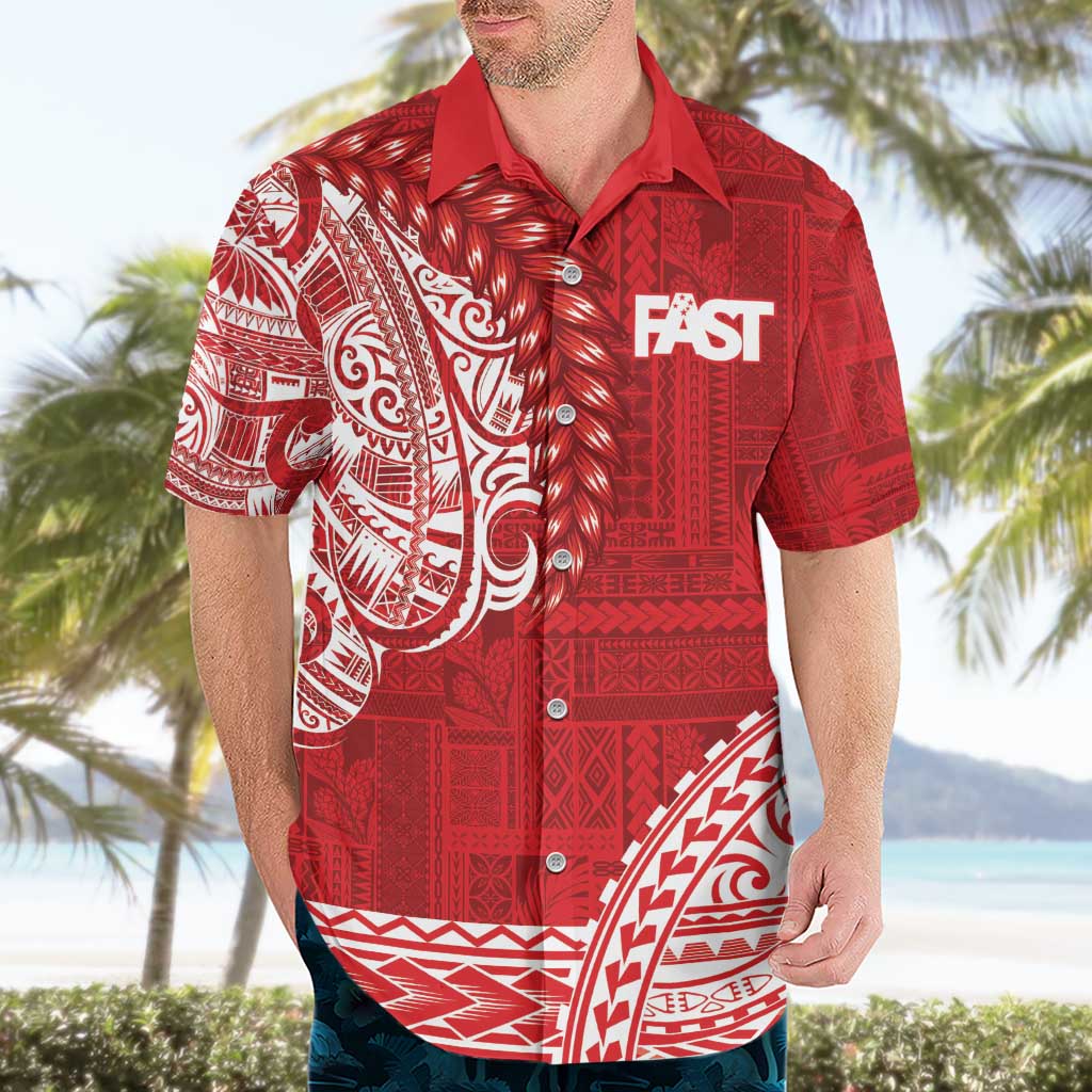 Samoa FAST Hawaiian Shirt Samoan Motif Patterns LT9 - Polynesian Pride