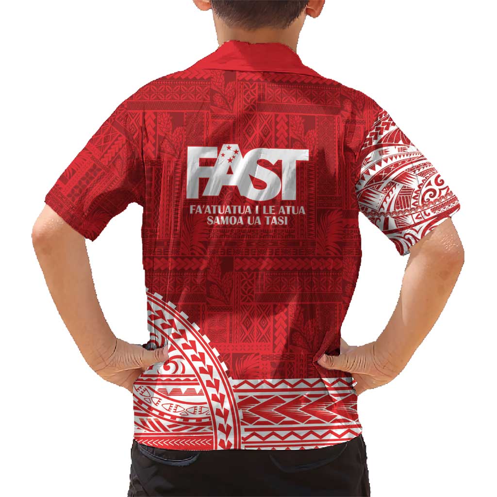 Samoa FAST Hawaiian Shirt Samoan Motif Patterns LT9 - Polynesian Pride