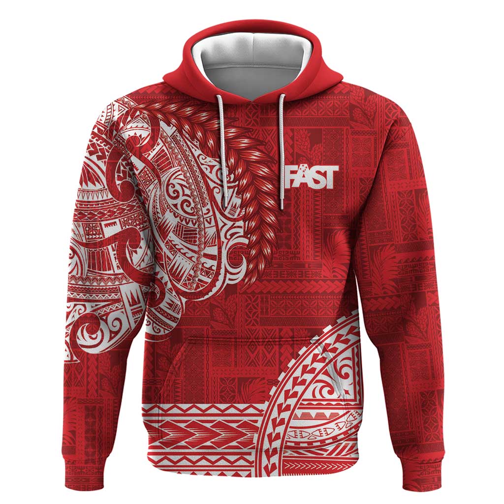 Samoa FAST Hoodie Samoan Motif Patterns - Polynesian Pride