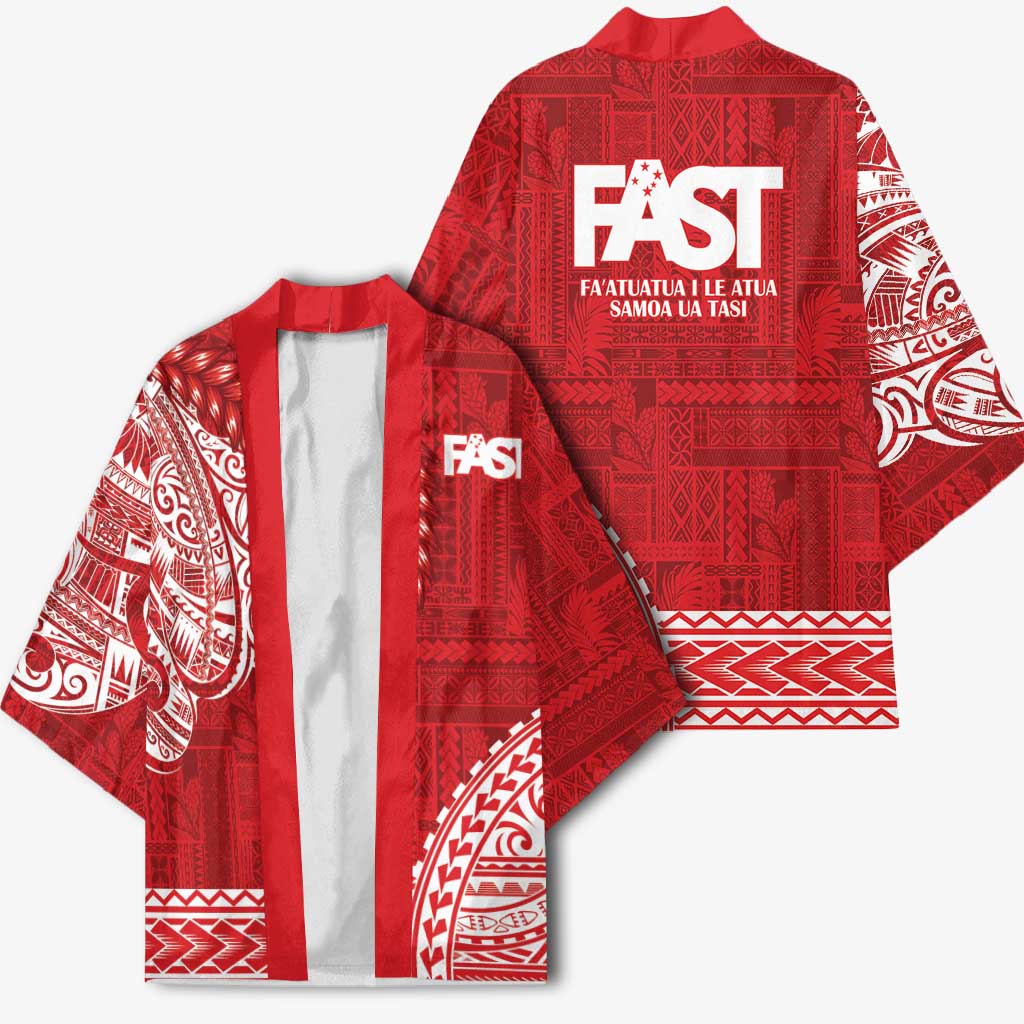 Samoa FAST Kimono Samoan Motif Patterns - Polynesian Pride
