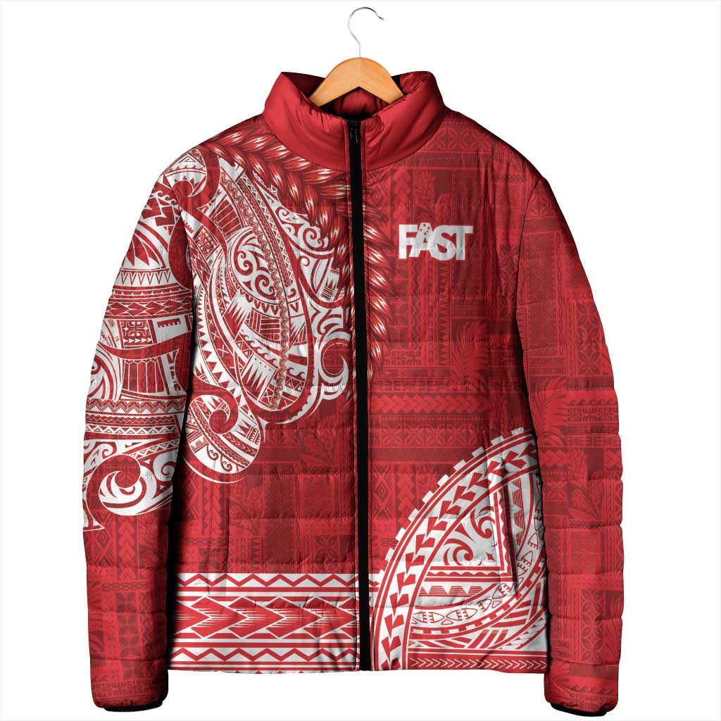 Samoa FAST Padded Jacket Samoan Motif Patterns LT9 - Polynesian Pride