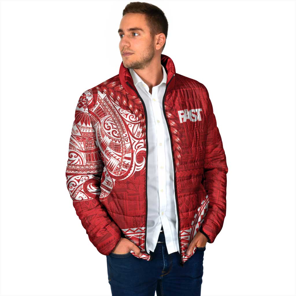 Samoa FAST Padded Jacket Samoan Motif Patterns LT9 - Polynesian Pride