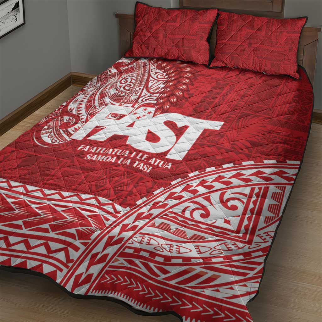 Samoa FAST Quilt Bed Set Samoan Motif Patterns - Polynesian Pride