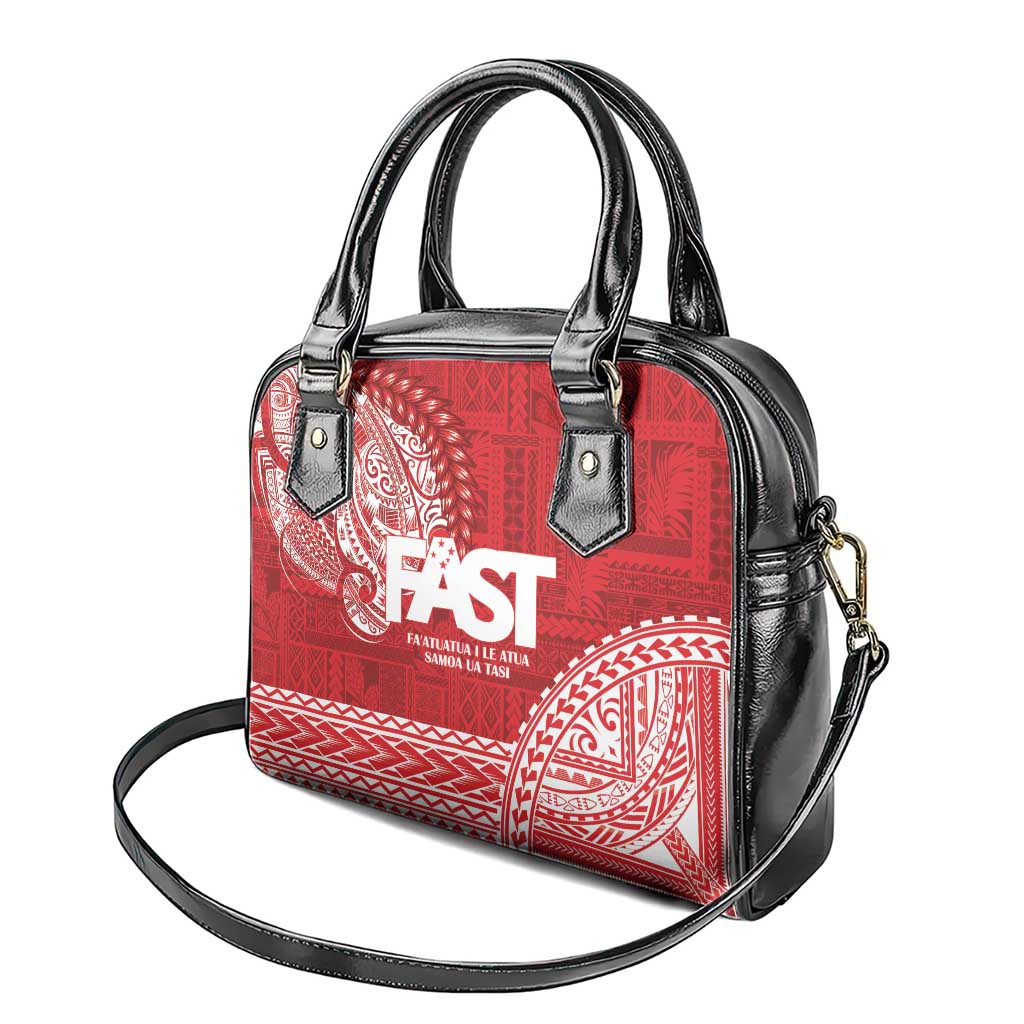 Samoa FAST Shoulder Handbag Samoan Motif Patterns - Polynesian Pride