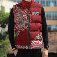 Samoa FAST Sleeveless Puffer Jacket Samoan Motif Patterns LT9 - Polynesian Pride
