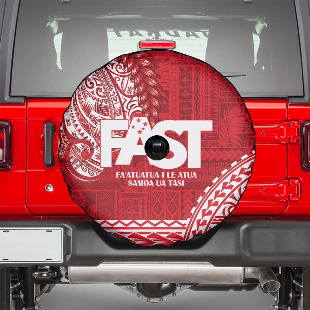 Samoa FAST Spare Tire Cover Samoan Motif Patterns - Polynesian Pride