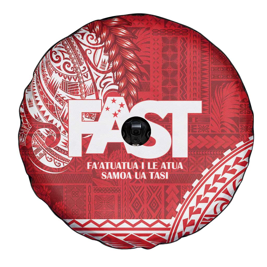 Samoa FAST Spare Tire Cover Samoan Motif Patterns - Polynesian Pride