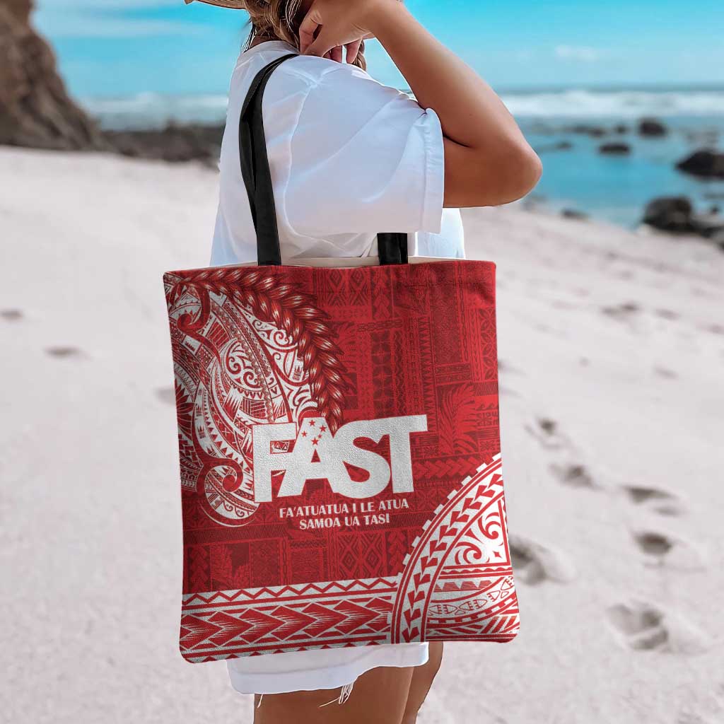 Samoa FAST Tote Bag Samoan Motif Patterns - Polynesian Pride