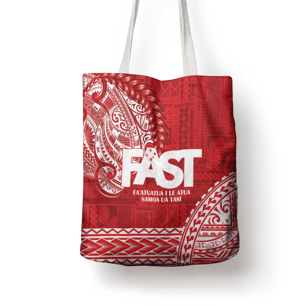 Samoa FAST Tote Bag Samoan Motif Patterns - Polynesian Pride